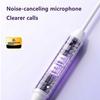 HiFi Sound Clip on Earphones Built in Mic Ear Hook Headphones Wired Headphones  Sports Use