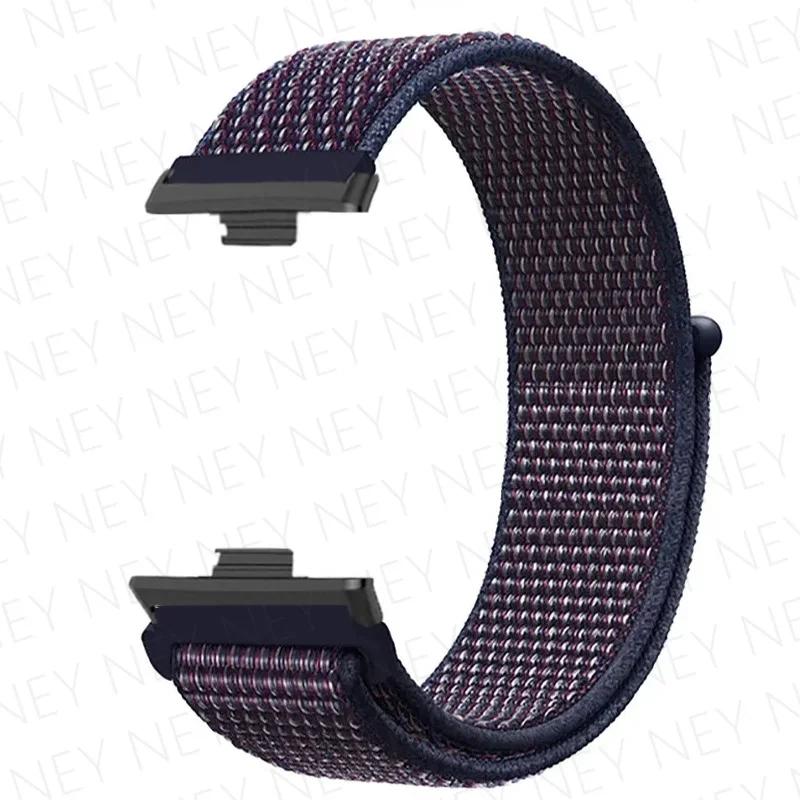 Нейлоновый ремешок-петля для huawei watch fit 3 ремешок смарт-часы браслет дышащий спортивный ремешок браслет correa huawei watch fit 3