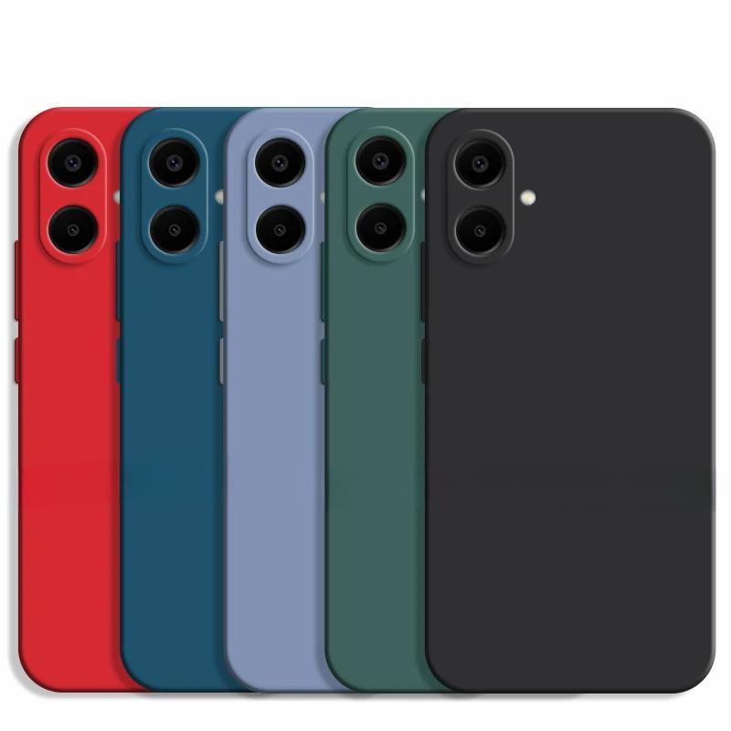 Для Samsung Galaxy A06 Чехол Samsung Galaxy A06 Чехол Роскошный TPU Противоударный Жидкий Силиконовый Чехол для Телефона Samsung Galaxy A06