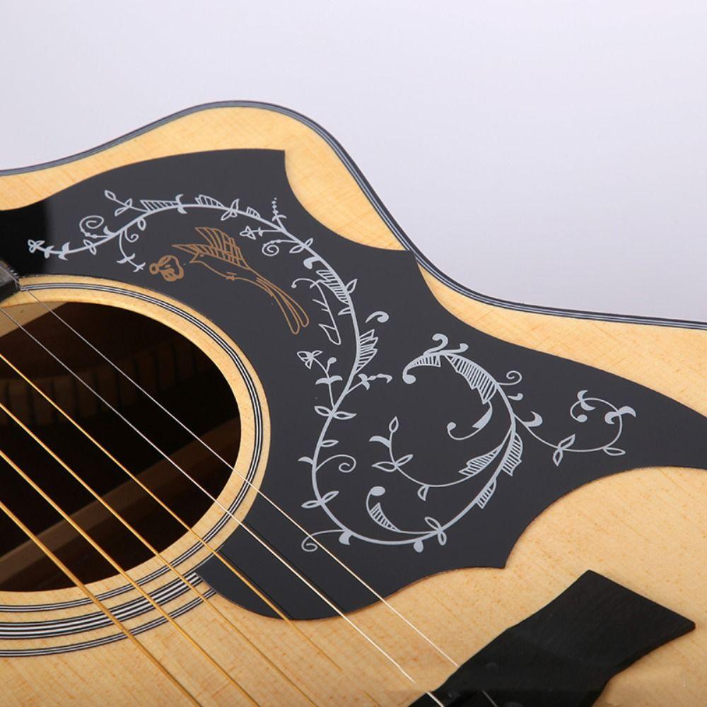 Bird Shape Folk Acoustic Guitar Pickguard ABS Scratch Plate New Pick Guard Sticker
