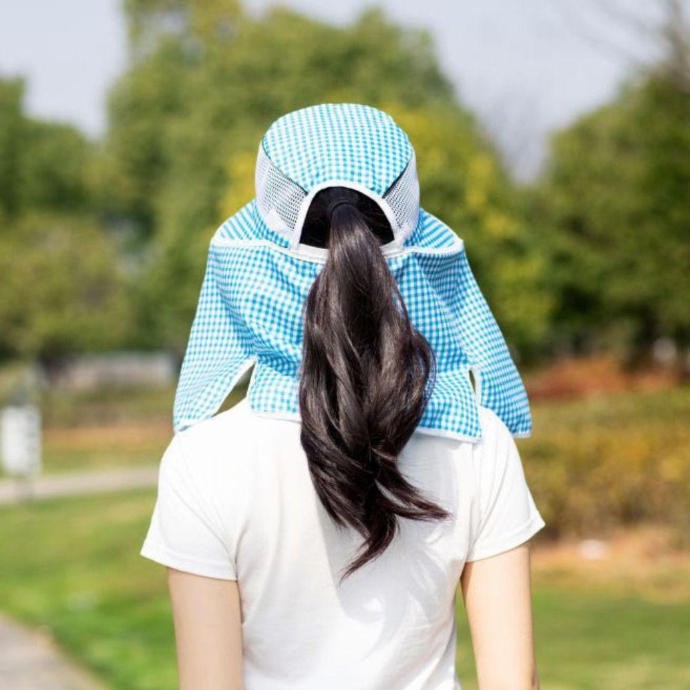Face And Neck Protect Sun Hat Ear Flap Sunscreen Cap Summer Women Hats  Fishing Hunting Hiking