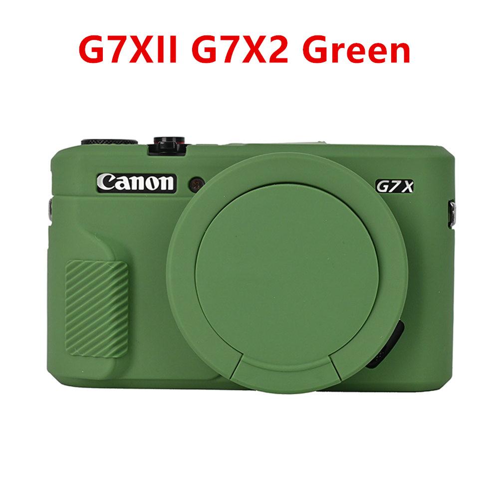 G7XII G7XIII Мягкий резиновый силиконовый чехол для Canon PowerShot G7X Mark II III G7X2 G7X3 Защитная накладка-скин для корпуса с защитой объектива