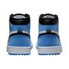 Кроссовки Air Jordan 1 High Golf University Blue Мужские Черно-белые DQ0660-400