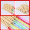 18 шт. 18 размеров 40 см Разноцветные Круговые Бамбуковые Спицы для Вязания 2,0-10 мм