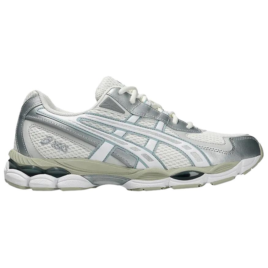 Asics GEL NYC Мужские кроссовки для бега Белые Серебристые Зеленые Кроссовки 1203A542-107