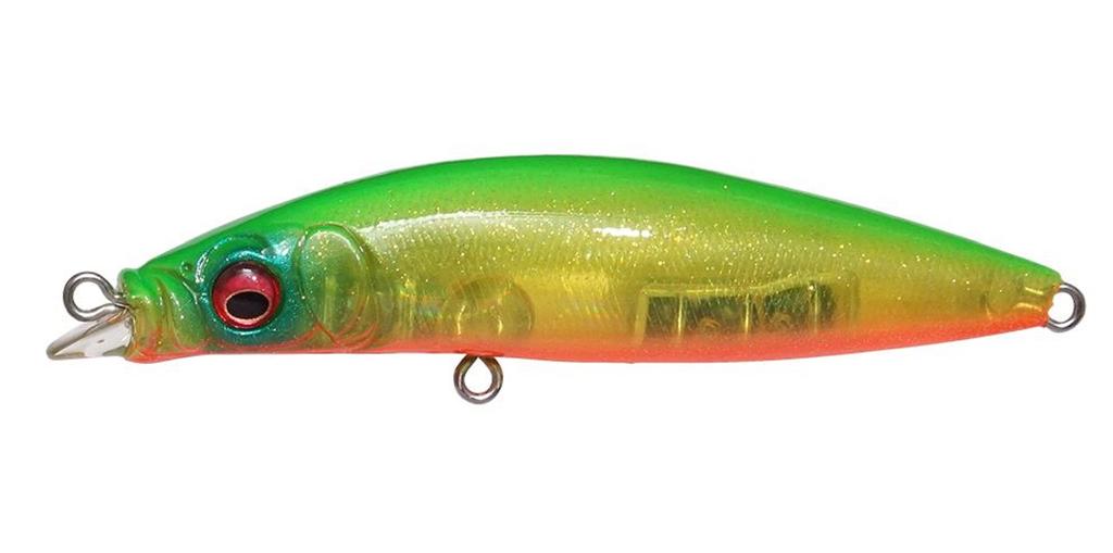 Megabass Zonk Sinpen 77 Тонущая приманка Ghost Lime Chart OB (3184)