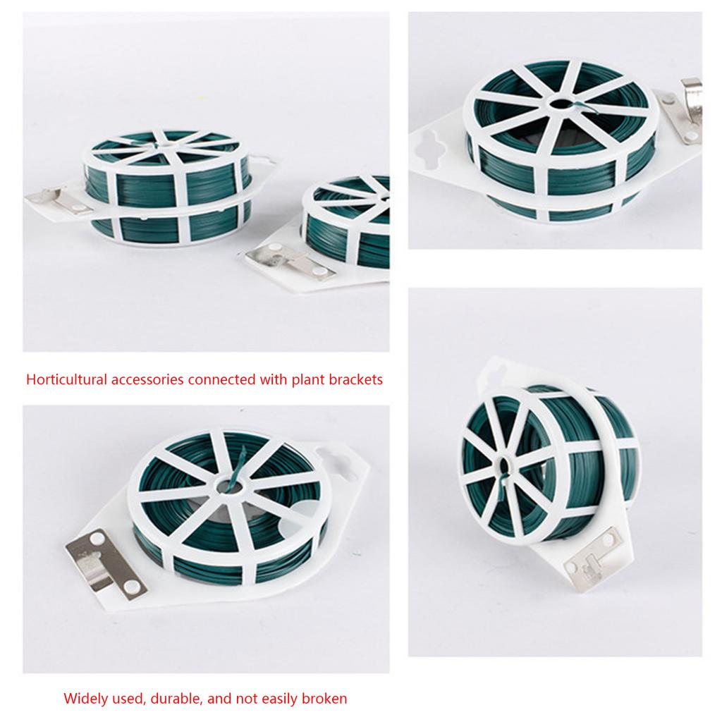 Садовый твист-галстук для зеленых растений, поддерживающий кабель, веревка, многоразовые обручи с цветочными лозами, фиксированный инструмент для связывания растений
