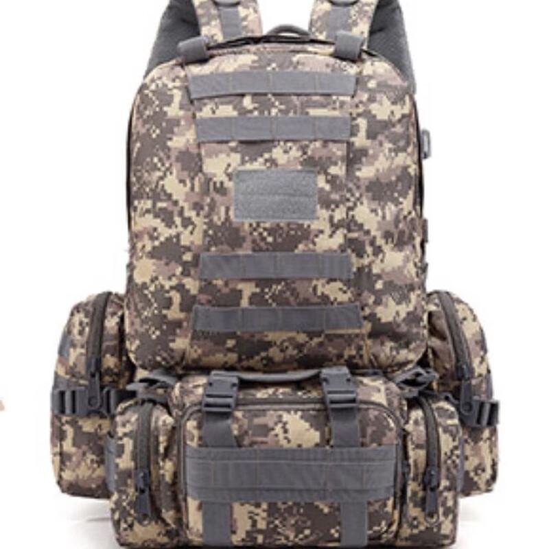 Ningzhao Waterproof Tactical Camouflage 53L Backpack