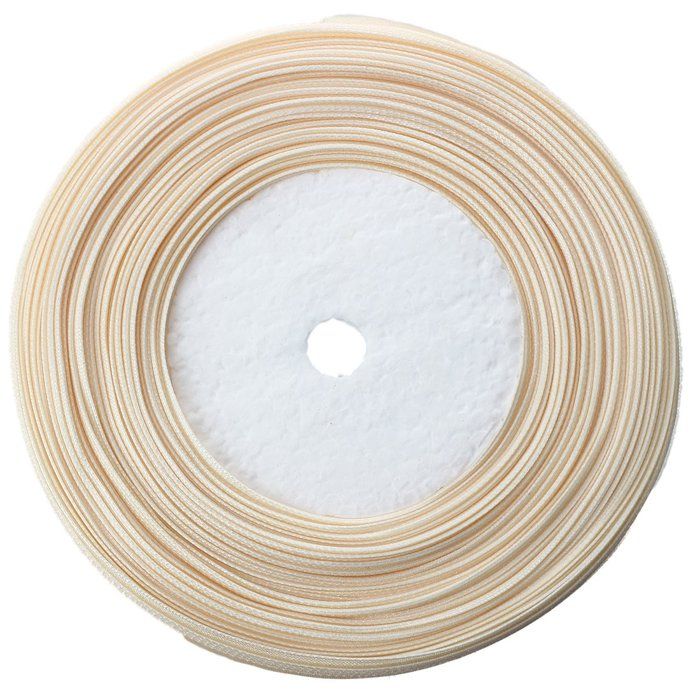 Ruban en organza - Cupsofu - 3/8 pouces - 50 yards - Beige