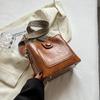 Сумки через плечо в винтажном стиле для женщин, однотонные, большая вместительная сумка-ведро, роскошные дизайнерские кошельки и сумки