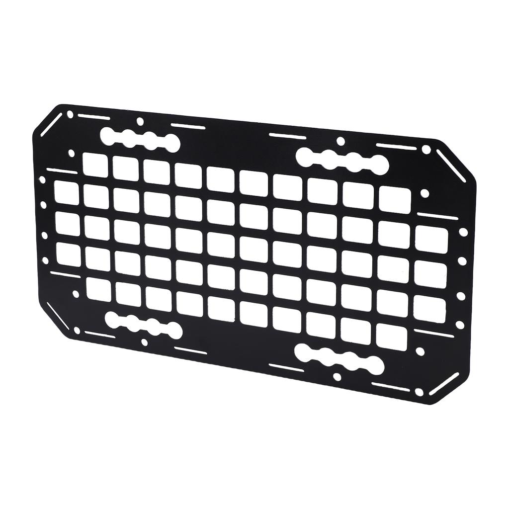 Панель Molle для кузова грузовика 10,51x19,25x0,08 дюйма Алюминиевая боковая панель Molle для кузова грузовика Система стеллажей для седанов внедорожников пикапов