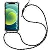 Защитный чехол - E.F.CONNECTION - для iPhone 12 - Гибкий - Прозрачный-Черный - Отличная эластичная защита