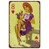 Ретро Металлическая Настенная Вывеска Pin-Up Girl 30x20см