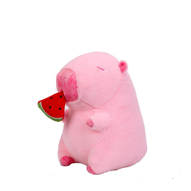 Watermelon kapibara capybara Internet celebrity doll plush toy ugly cute capybara doll