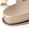 Oval Bread Mold Nonstick Carbon Steel Baking Pan Reusable Cake Homemade Mould for Cheesecake Desserts Chocolates Puddings Home Kitchen Bakery