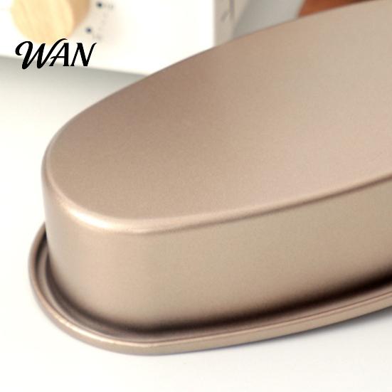 Oval Bread Mold Nonstick Carbon Steel Baking Pan Reusable Cake Homemade Mould for Cheesecake Desserts Chocolates Puddings Home Kitchen Bakery