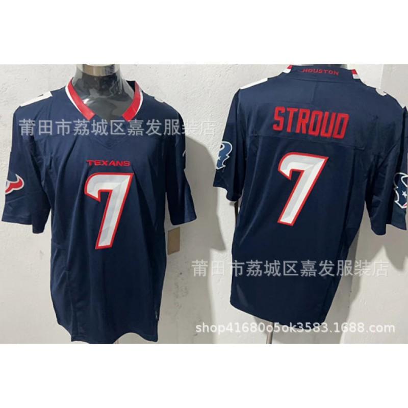 Houston Texans NFL Football Jersey Stroud 7 Mens Premium Cotton Performance Third Generation
