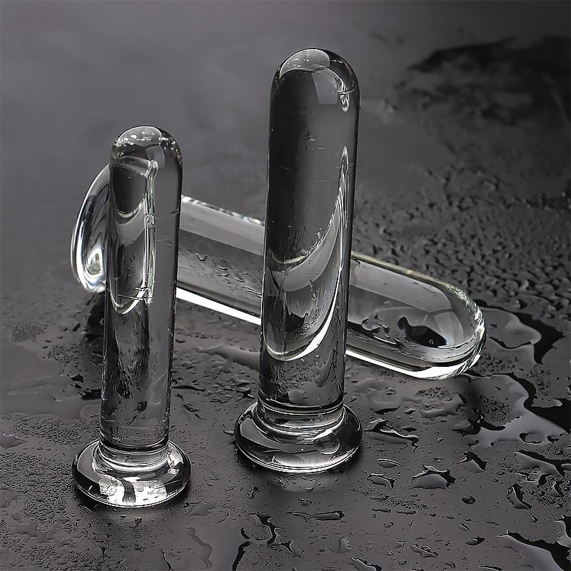 Transparent Anal Plug Dildo Adult Sex Toys Shape Butt Plug Dildos BDSM Anal Pleasure Sex Toys Anal Trainer For Women&Men Couple