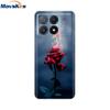 Чехол для мобильного телефона Для Poco X6 Pro Чехол-крышка Милые Прозрачные Мягкие Силиконовые Чехлы Для Poco X6 Pro Чехол PocoX6 Pro Задняя Крышка Fundas