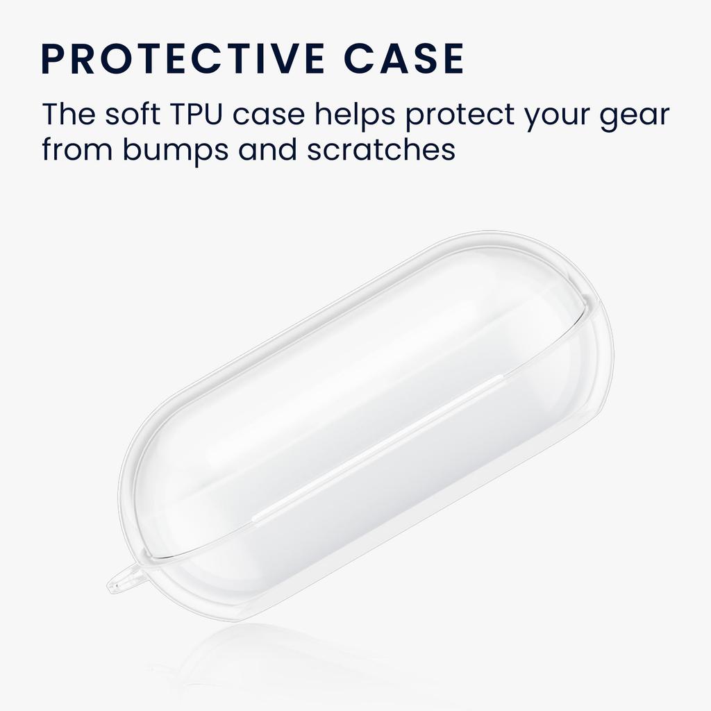 Kwmobile Sony Совместимый чехол Чехол для наушников Защитный чехол Предотвращение потери TPU Прозрачный WF-C500 - -