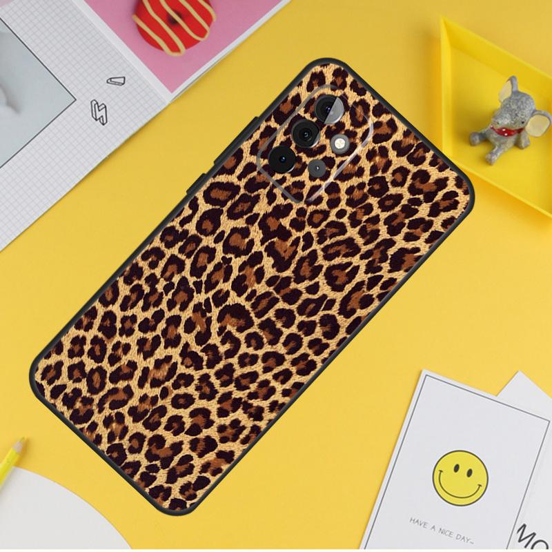 Чехол с принтом африканского леопарда для Samsung Galaxy A36 A16 A56 A06 A54 A34 A14 A13 A53 A12 A22 A32 A52 A35 A17 A15 A55