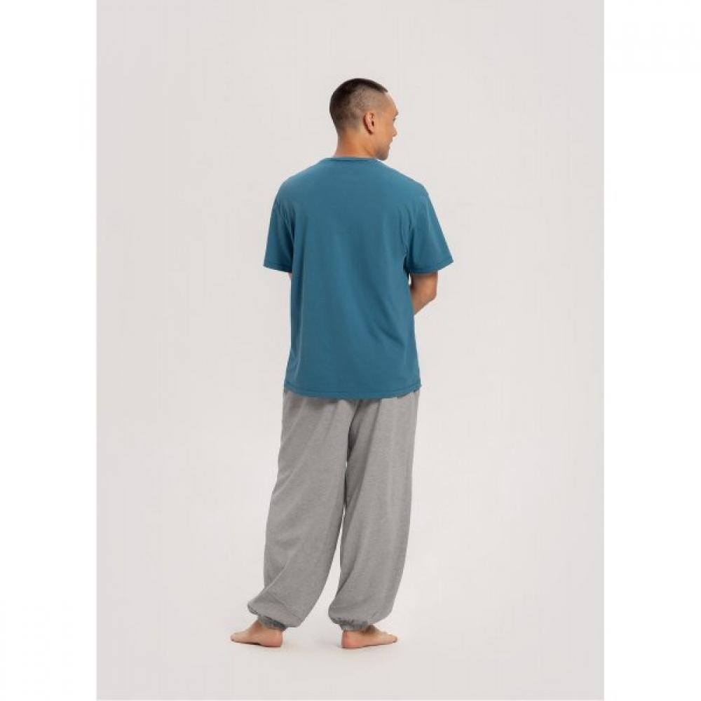 Budhi Mudra Diagonal Jogger Pants Dark Melange Grey