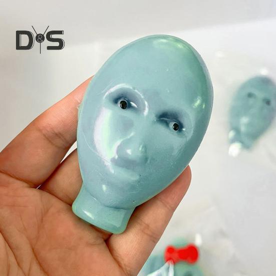 Игрушка для выдавливания прыщей Aliens Fidget Toy Многоразовая для детей и подростков, взрослых, для снятия стресса, мультяшная, для мужчин и женщин, игра для выдавливания прыщей на лице Aliens(Инструменты для наполнения не включены)