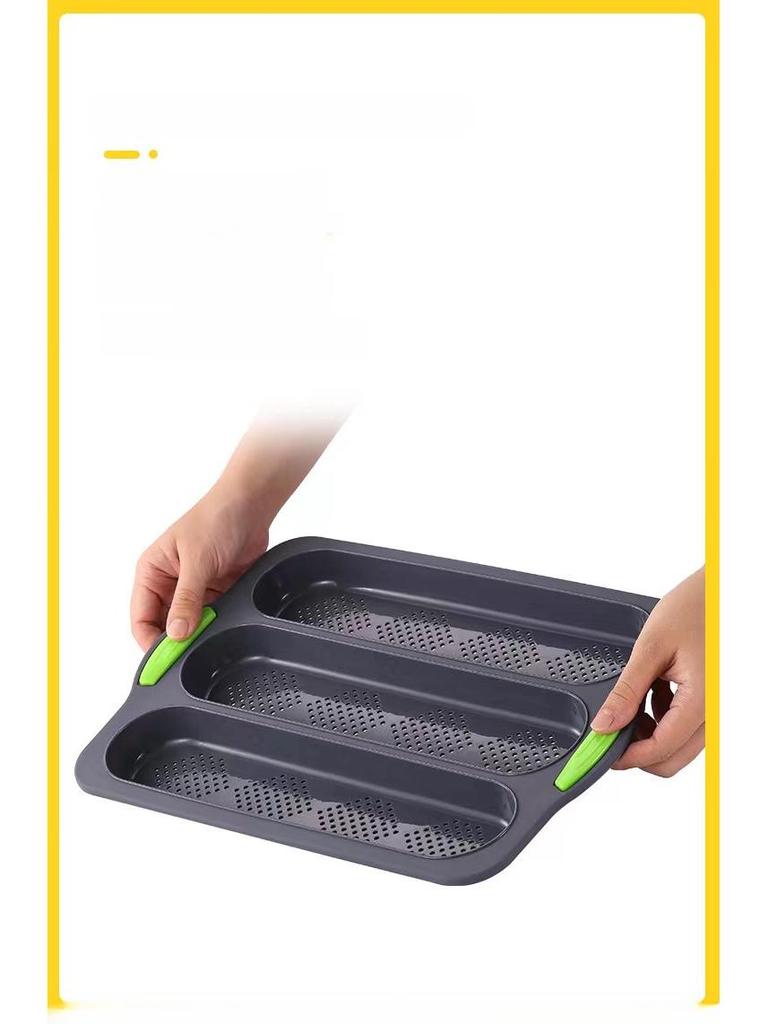 Силиконовая форма для выпечки багета: Трехсекционная ромбовидная форма для выпечки тортов своими руками.