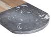 Deska Do Krojenia Z Uchwytem Czarny Marmur 38X18 Cm