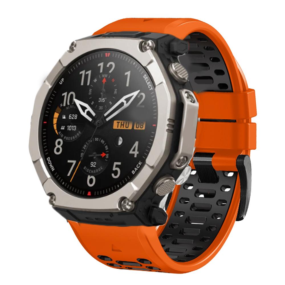 Быстросъемный водонепроницаемый силиконовый ремешок 26 мм для Amazfit T-Rex Ultra 2 51 мм, сменный браслет для Garmin Fenix 8 Pro 8 7 51 мм