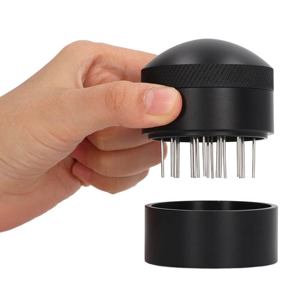 Coffee Needle Distributor Rustproof Stainless Steel Needle Coffee Stirrer with Base for Cafes Home