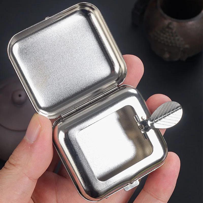 Mini Ashtray for Car and Travel - Pocket Size Leak-Proof Ashtray, Portable Outdoor Cigarette Case Accessory Smoking Accessories