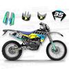 MCHMFG Graphics Background Decals Stickers Kits For Husqvarna TE 250 2001 2002 2003 2004 SM 450 2002 2003 2004 Semi-