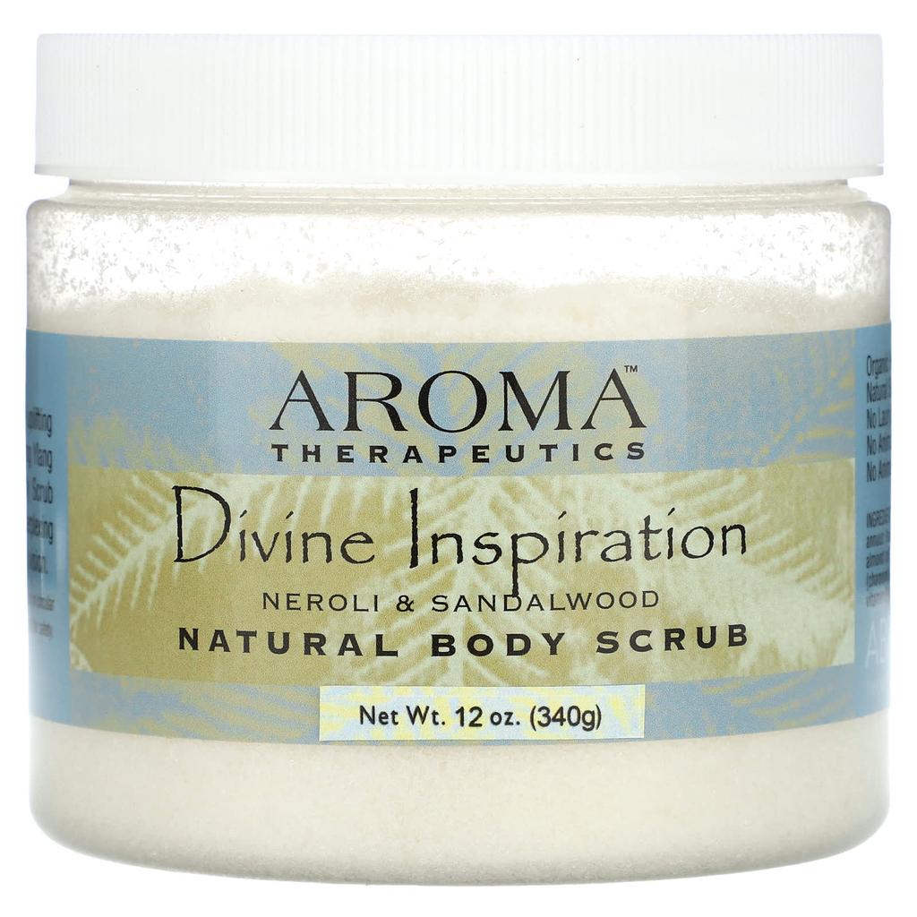 Abra Therapeutics, Natural Body Scrub, Divine Inspiration, Neroli & Sweet Fragrance, 283g (10oz)