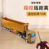 Children'S Toys Electric Remote Control Car Semi-Trailer Freight Truck Container Truck Transporter Toy Model