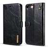 Leather Flip Wallet Case With Card Slots IPhone X / 8 Plus Shockproof Magnetic Retro Style Cover