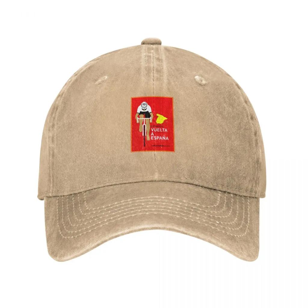 VUELTA A ESPANA Bicycle Racing Advertising Print Baseball Cap Golf Wear Golf Hat Unisex Hat Beach Big Size Hat Women Hats Unisexs
