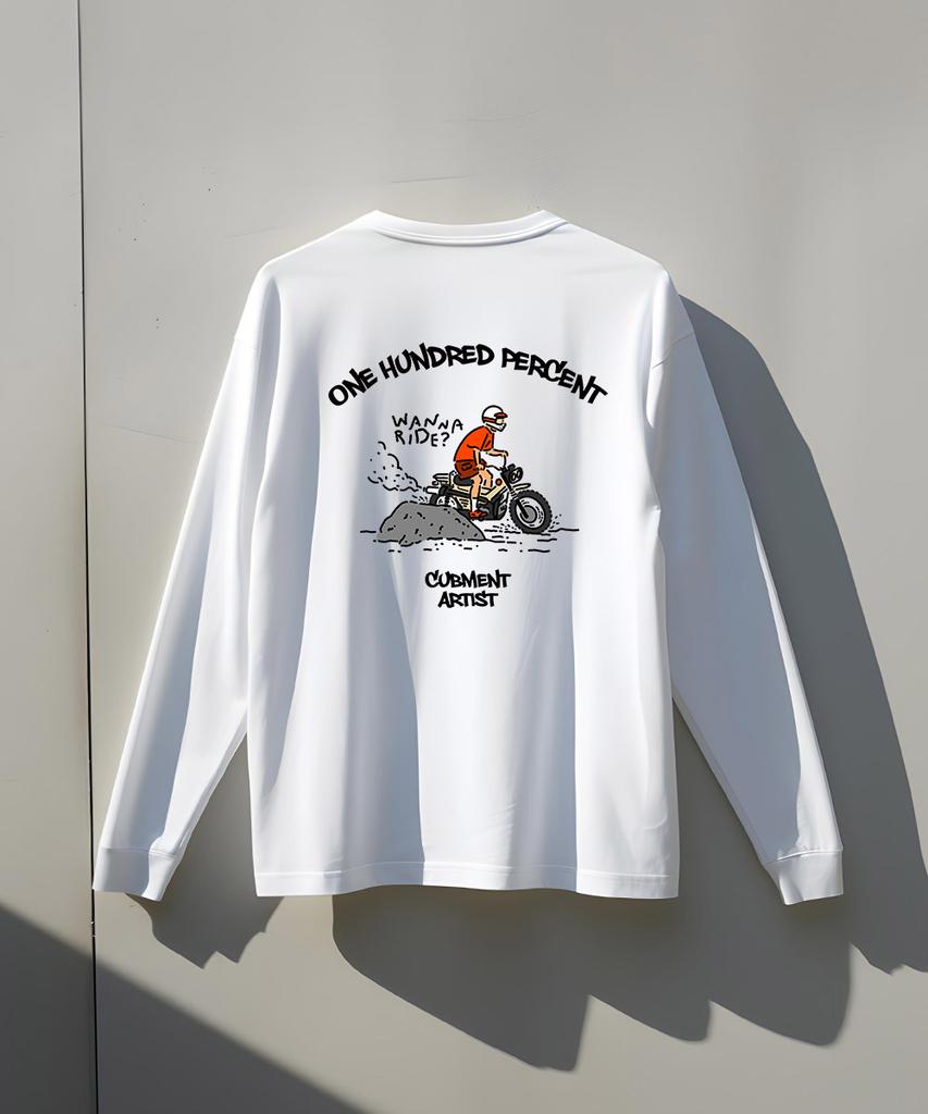 OHP Ohp X Cubment Bwannaride No.2 Crew Neck Long Sleeve T-Shirt