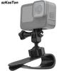 Car Sun Visor Camera Mount with Phone Clip for Cell Phone for GoPro Hero 13 12 11 10 9 Insta360 X4 X3 DJI Action 3 4 Accessories