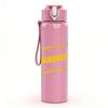 1PC Yellow Tag Label 750ml sports water bottle leakproof straw lid outdoor office home