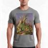 The Green Door Tshirt Summer Casual Cotton Tee Oversized Streetwear Tops Vintage Graphic Print Loose Fit Short Sleeve
