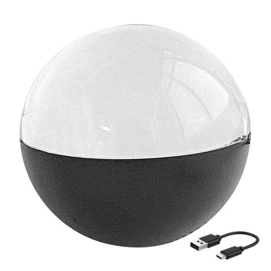 7CM Memory Sphere Ornament WiFi Video Player Faux Crystal Ball Personalized Photo Videos Display Sphere Lamp Birthday Anniversary Gift