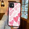 Стиль INS Розовое Сердце Чехол для Телефона Для IPhone 14 X XR XS 7 8 Plus 11 12 13 Pro MAX 13mini Матовый Ударопрочный Чехол