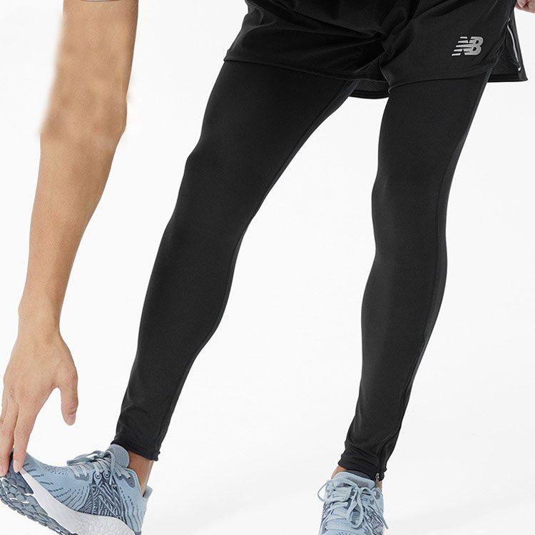 New Balance Повседневные шорты мужские черные средние AMS21268-BK