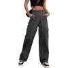 Womens Cargo Pants 2026 Loose Fit Straight Leg Casual Trousers