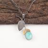 Sisters Day Sale Natural Amazonite 925 Sterling Silver Wedding Pendant Jewelry PP-55-41