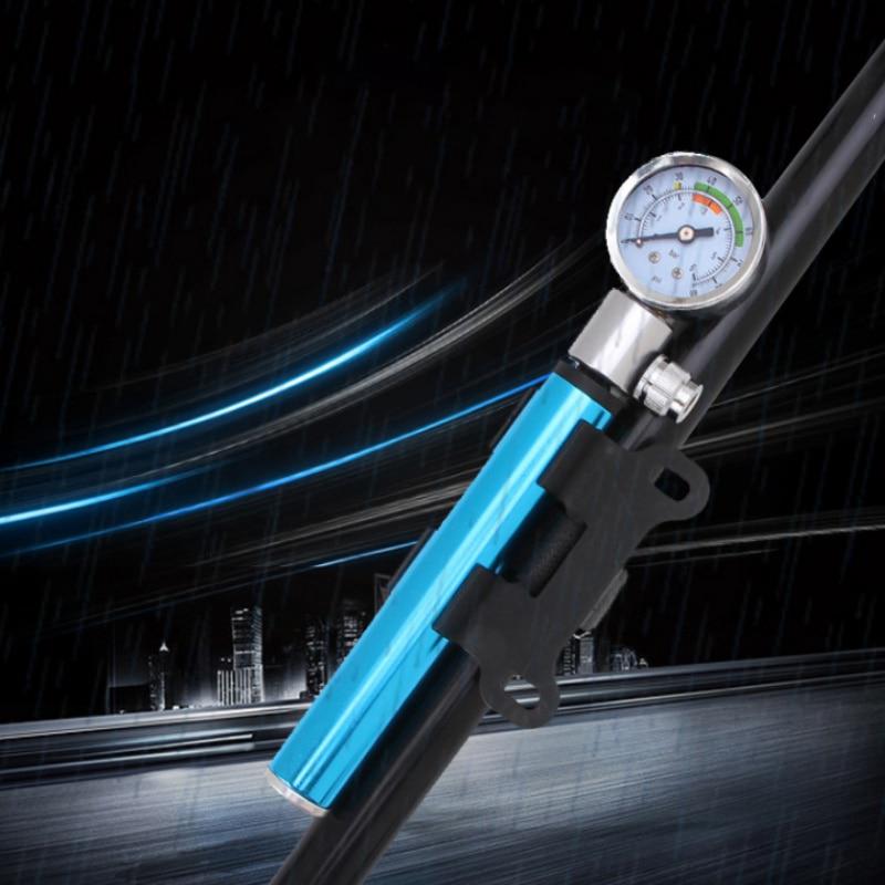 Мини-велосипедный насос с манометром 210 PSI портативный ручной велосипедный насос Presta и Schrader Ball Road Шиномонтажный велосипедный насос новый