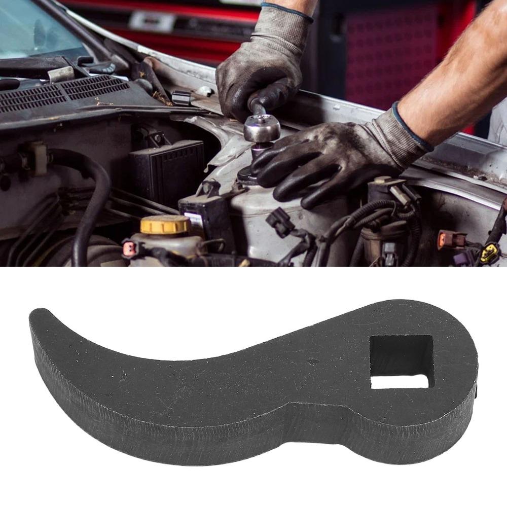 Carbon Steel Pry Bar Wrench Adaptor Head 3/8inch Interface Half Shaft Removal Tool Auto Shop