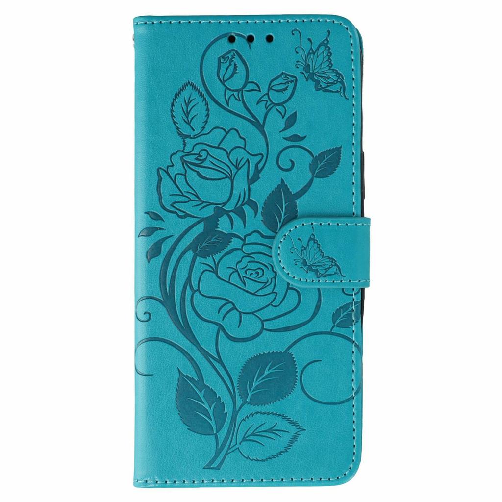 Forhonor 400 Pro 5G (Global) Case Wallet Stand Imprinted Rose Butterfly PU Leather Phone Cover