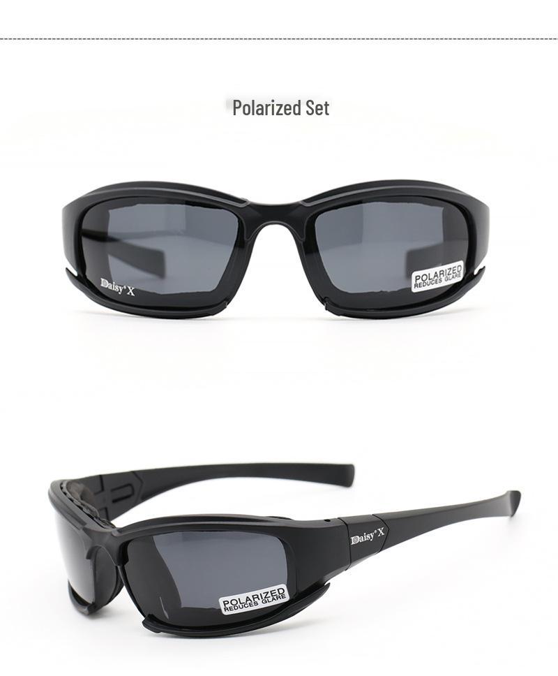 Тактические ветрозащитные очки Spot Daisy X7: Военные, Стрелковые, Внедорожные, Поляризованные Мотоциклетные Очки